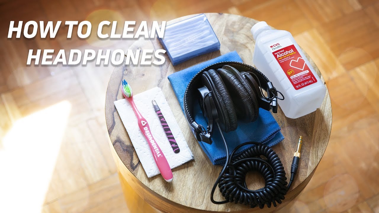 How to clean your headphones