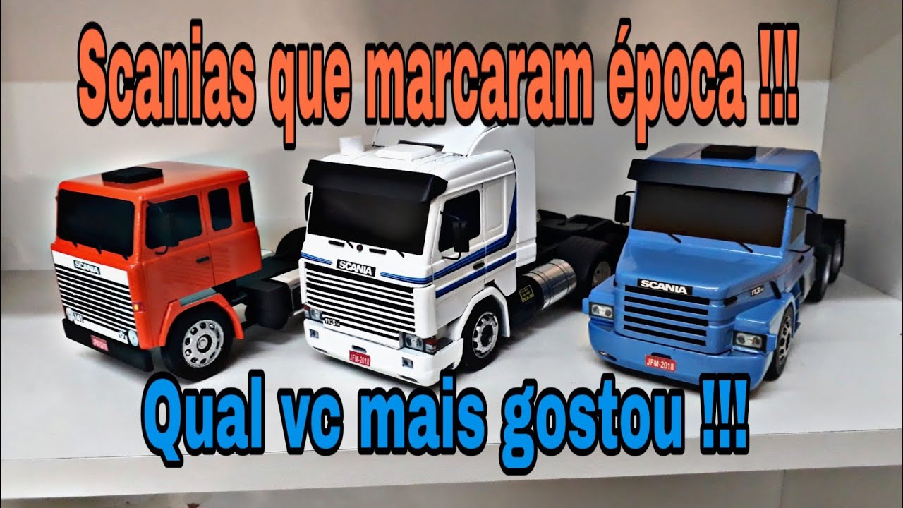 Modelos de Scanias Antigos em Miniatura !!!