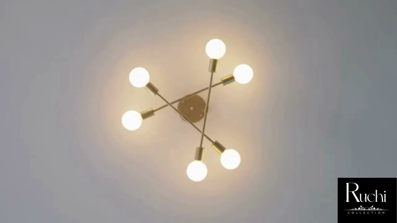 Modern Semi Flush Mount Ceiling LED Lights | Ruchi Collection:- SB00487