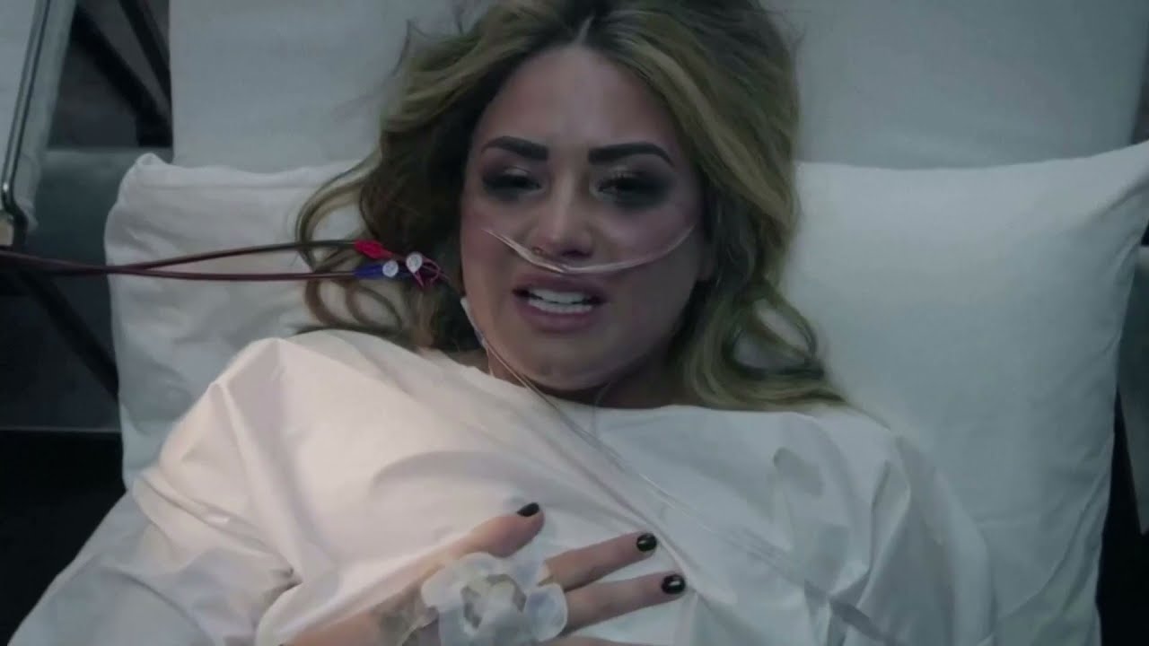 Demi Lovato relives overdose in music video