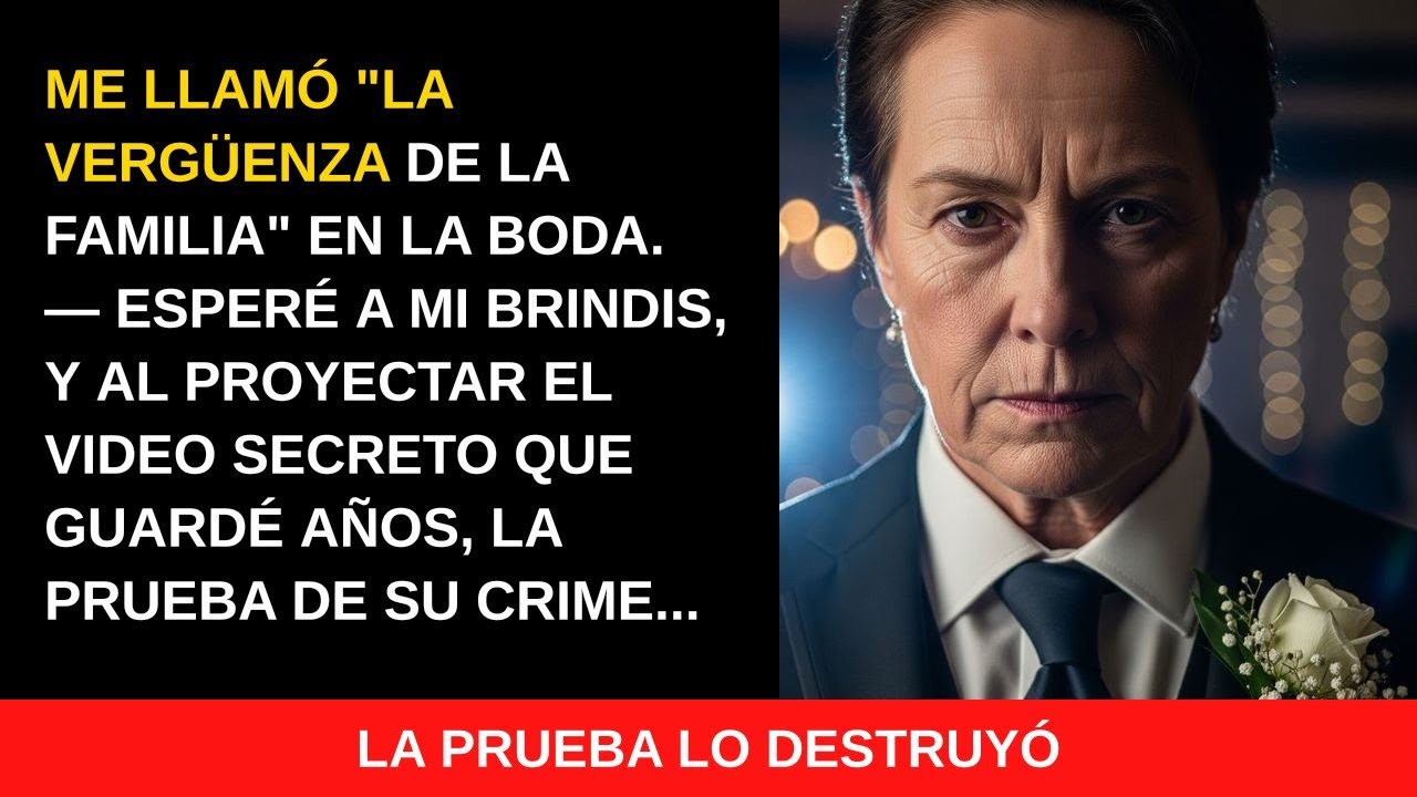 Guardé su crimen por años de humillación—en la boda de su hija lo destruí con una grabación secreta.