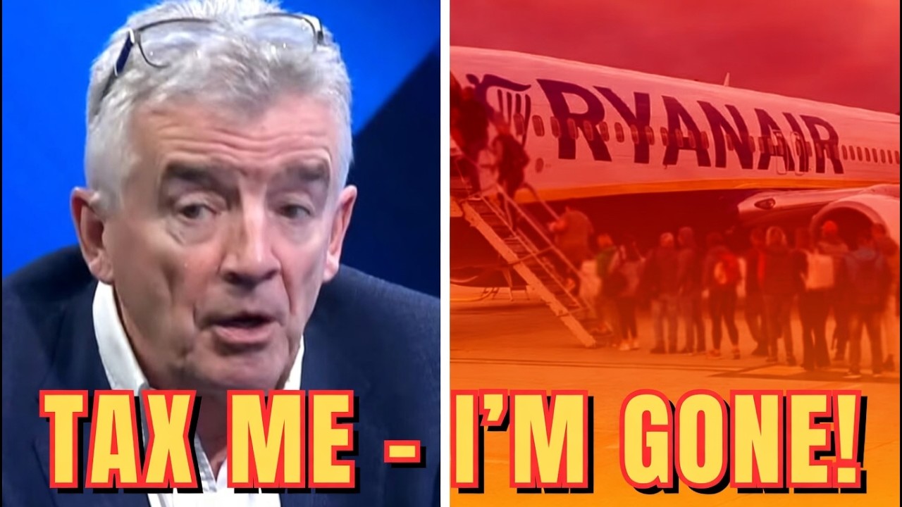 Ryanair CEO Vows to FLEE Ireland Next Day on Wealth Tax!