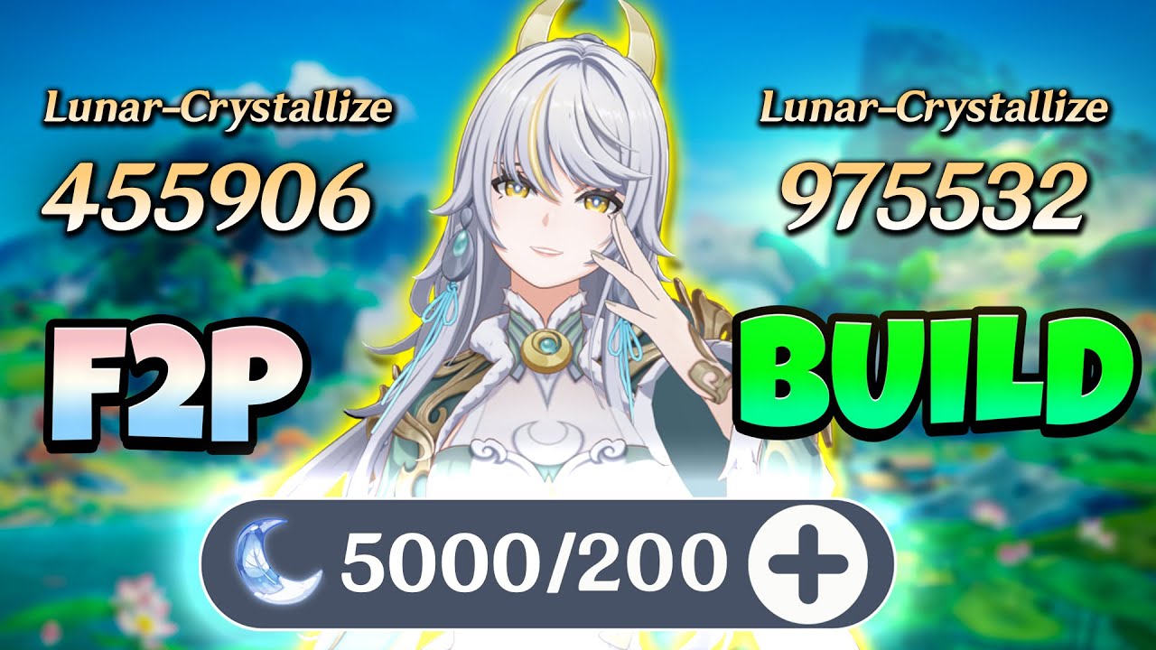 I Tried Building the BEST F2P Zibai using 5,000 Resins