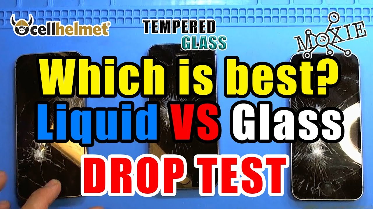 Liquid Screen Protectors VS Glass Screen Protectors (skip installation 8:24)