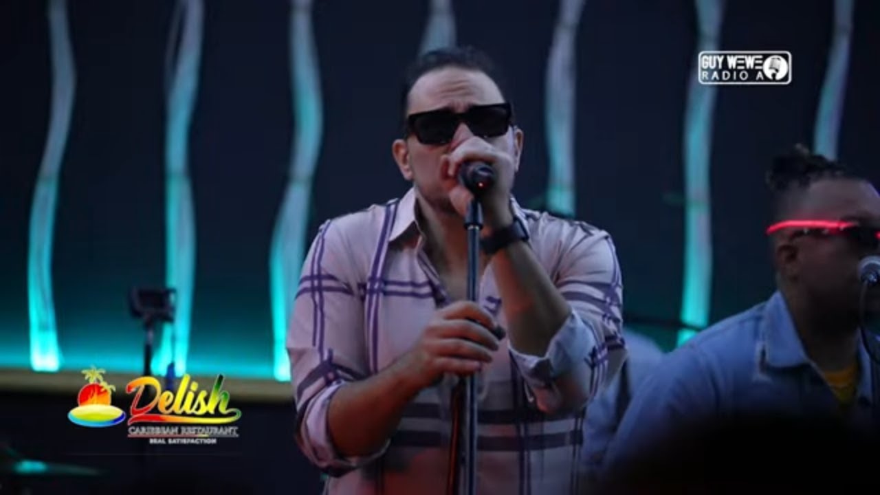 T-Vice full live performance Delish Caribbean Restaurant 10 years anniversary
