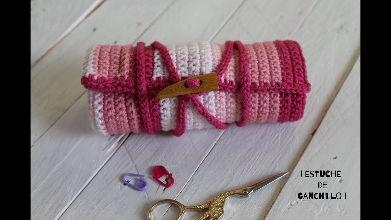 Estuche para tus Agujas de Ganchillo I  Crochet case I ENGLISH SUB! cucaditasdesaluta