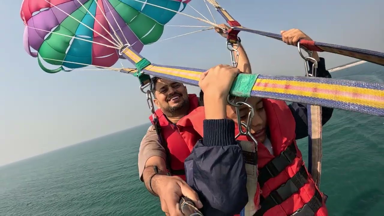 Parasailing chandravaga beach orissa 