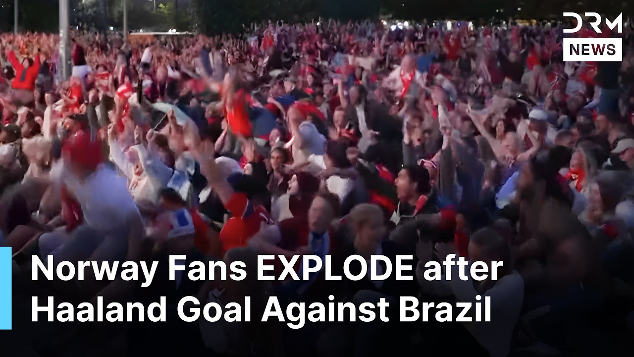 HAALAND SCORES: Norway Fans GO WILD After Historic World Cup Goal | FIFA World Cup 2026 | AD1Z