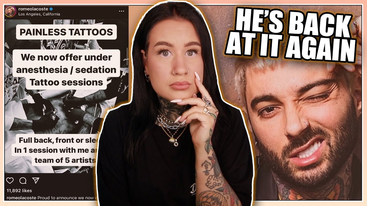 Romeo Lacoste Claims He Can Give Painless Tattoos