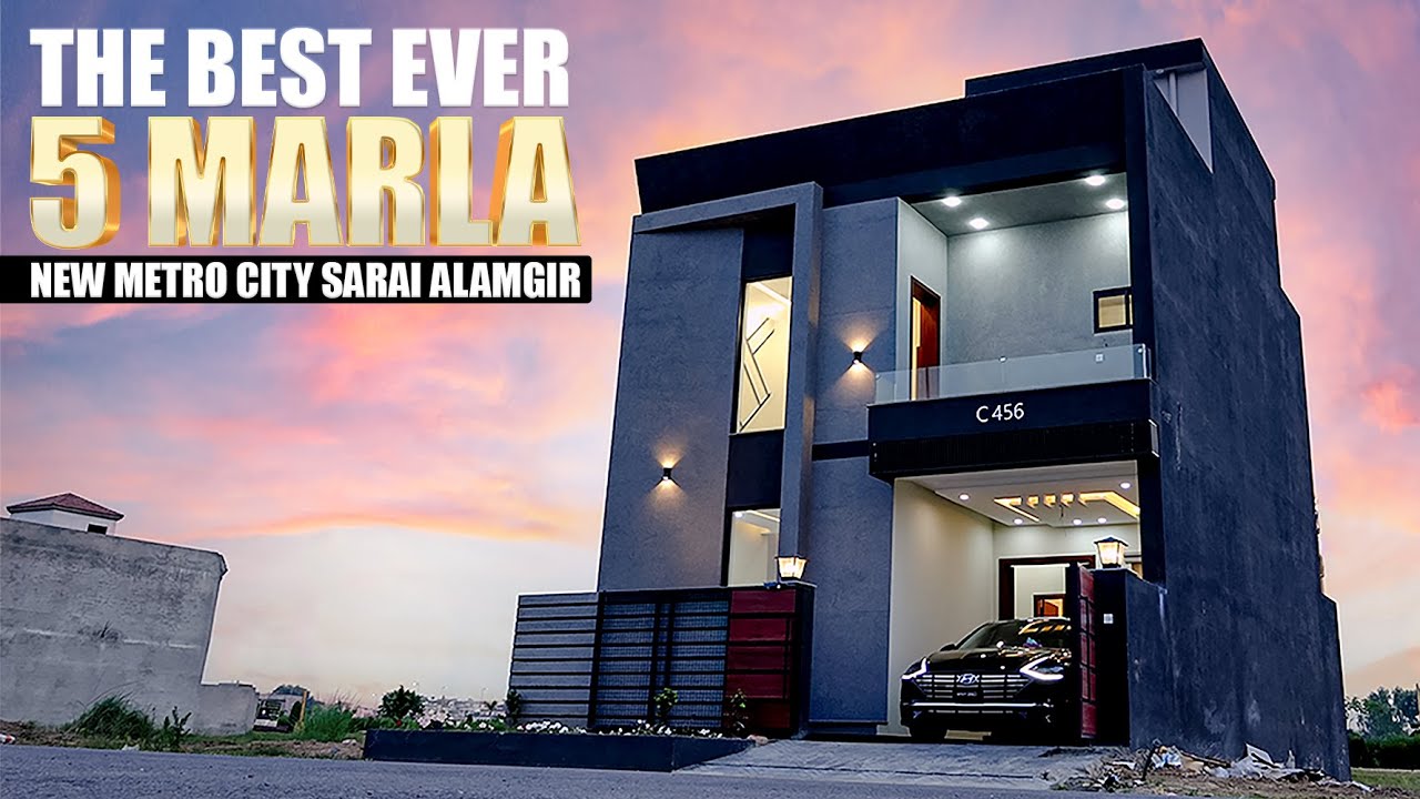 The Best Ever 5 Marla Double Heighted Lobby House Design in New Metro City Sarai Alamgir