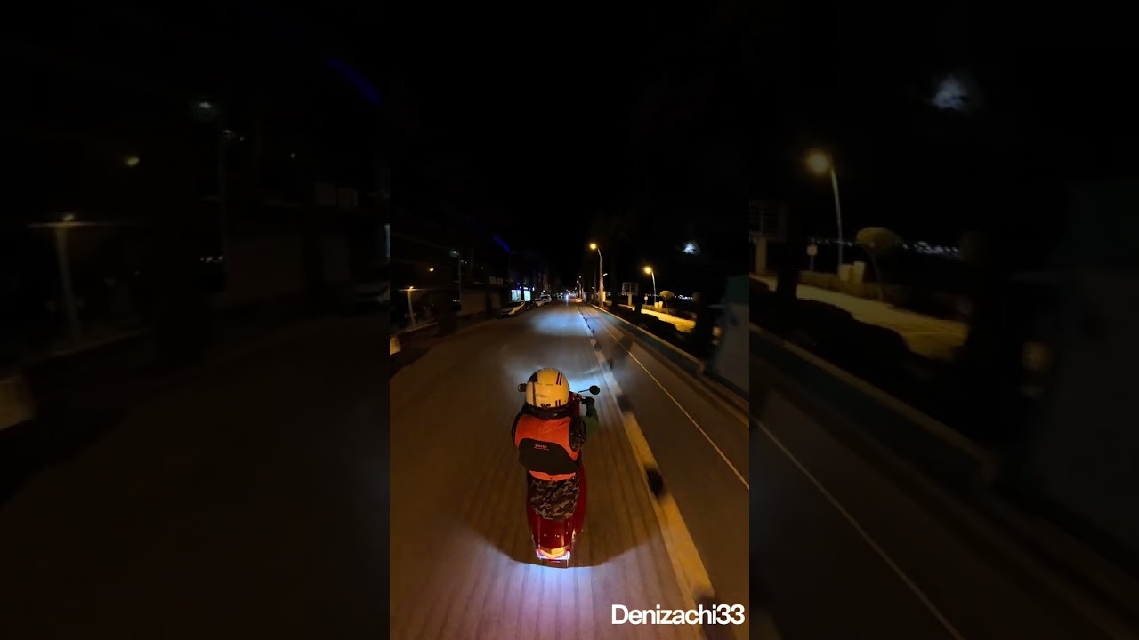Gece sürüşü Night Ride Marmaris | Lambretta 350G | Barla Sokağı & Netsel Marina 