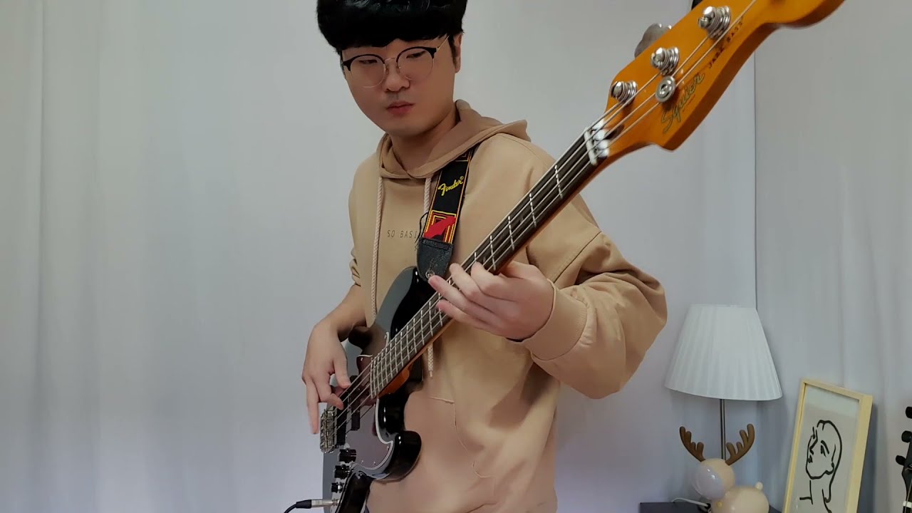베이스 10분동안 즉흥솔로 하기 1탄 -Dm  Bass Solo improv 10min