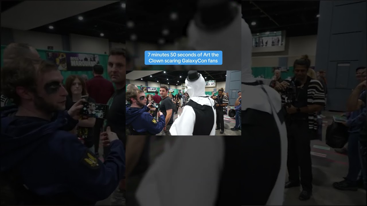 Art the Clown (David Howard Thornton) scares GalaxyCon fans | Part One