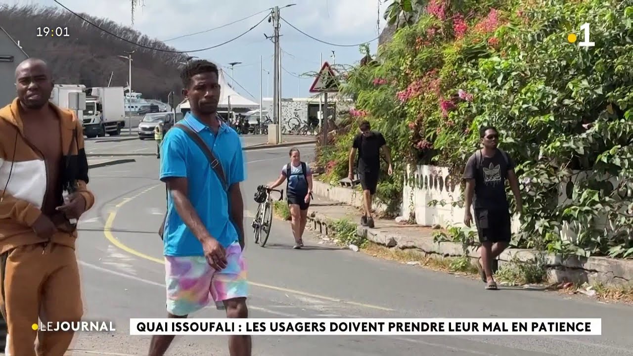 Quai Issoufali : les usagers doivent prendre leur mal en patience