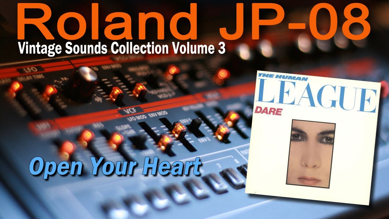 Roland JP-08 | The Human League - Open Your Heart (Instrumental)
