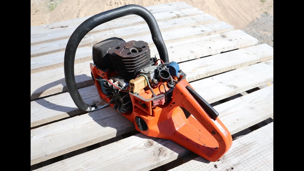 Disassembly of Husqvarna 238 G chainsaw for spare parts Бензопила Хускварна 238 Г на запчасти