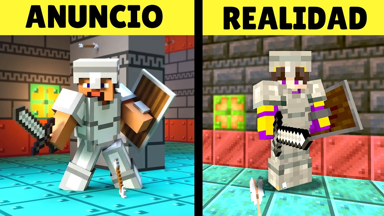 VECES en que los TRAILERS de Minecraft NOS MINTIERON 😩
