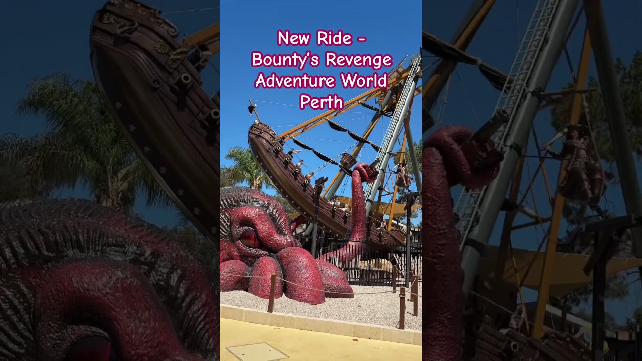 New Ride - Bounty&rsquo;s Revenge Adventure World, Perth #adventureworld #perth #amusementpark #newride
