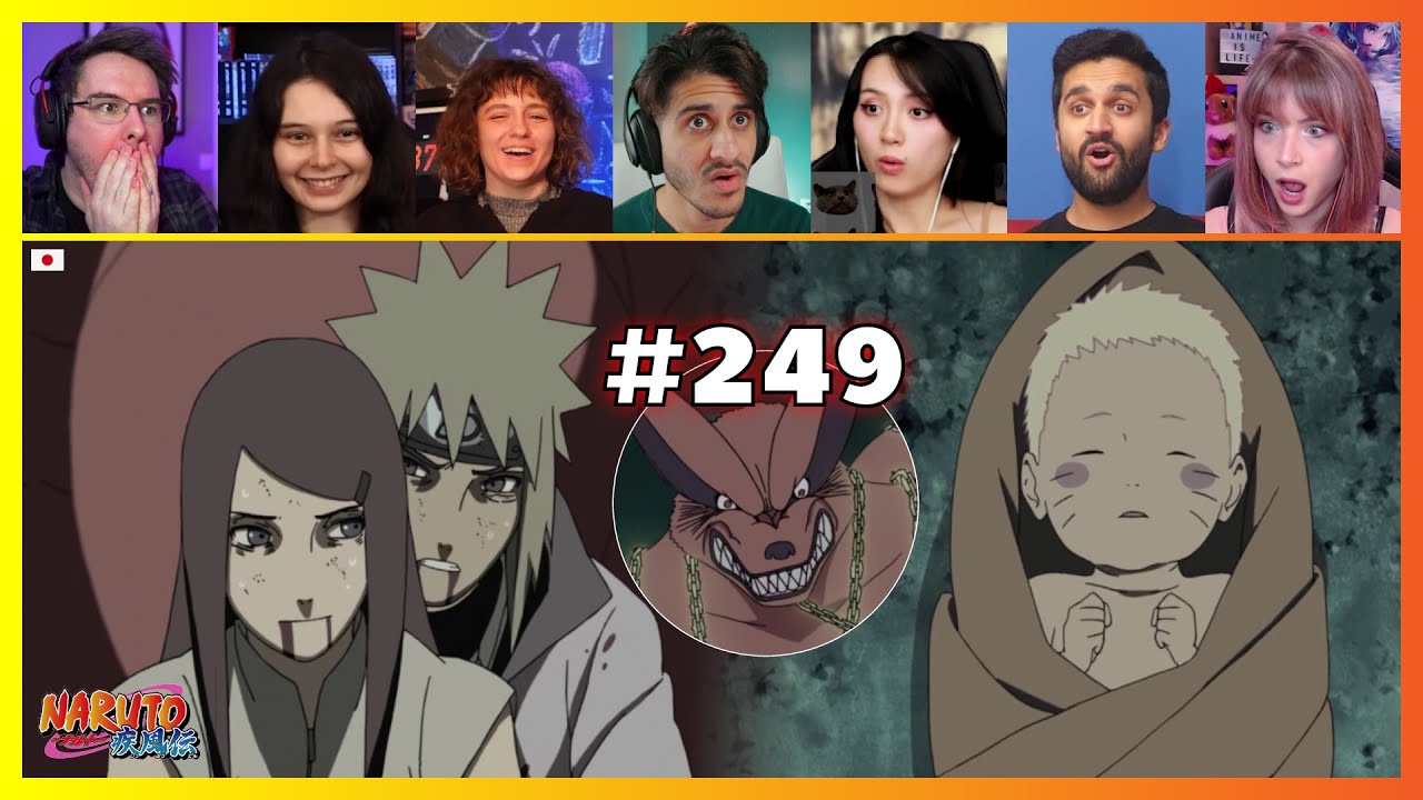 Naruto Shippuden Episode 249 | Thank You | Reaction Mashup ナルト 疾風伝