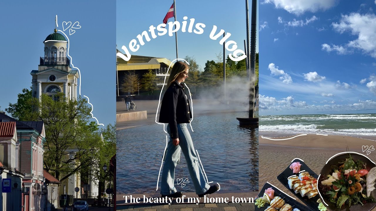 Ventspils vlog 🏙️ The beauty of my hometown 🩵