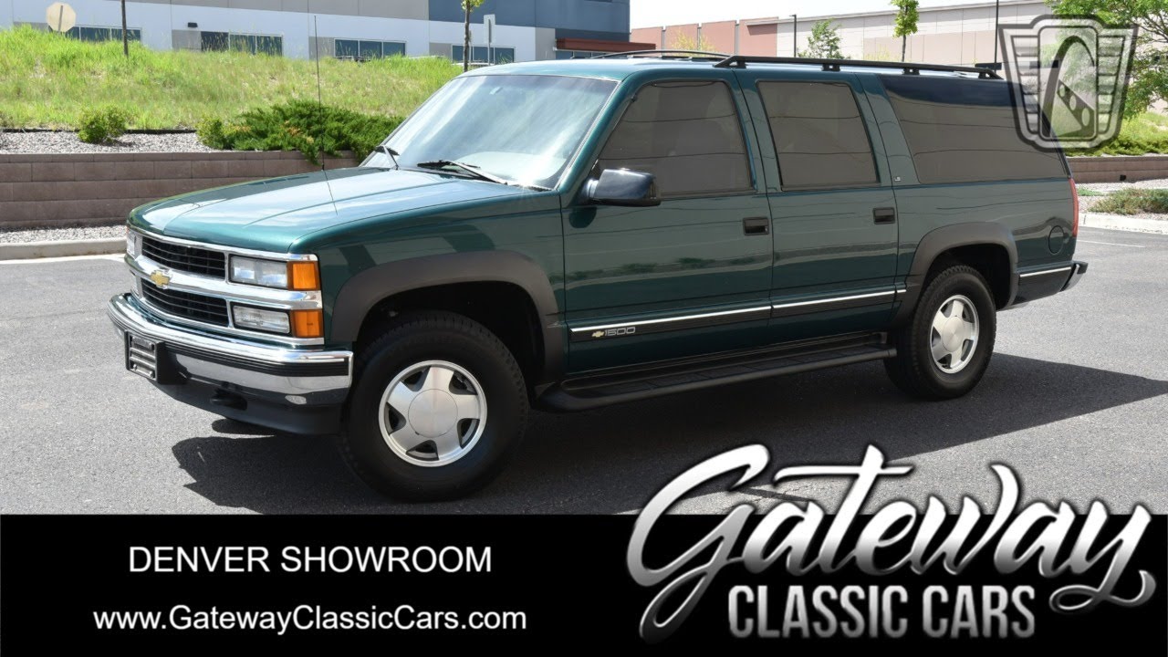 1732-DEN 1996 Chevrolet Suburban Gateway Classic Cars of Denver