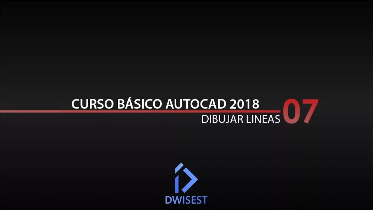 Autocad2018 - Dibujar lineas - Tutorial básico 07
