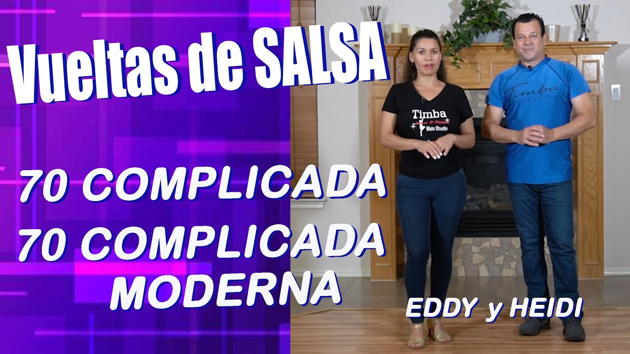 Aprendiendo a bailar - Vueltas 70 complicada y 70 Complicada moderna #aprendiendosalsa