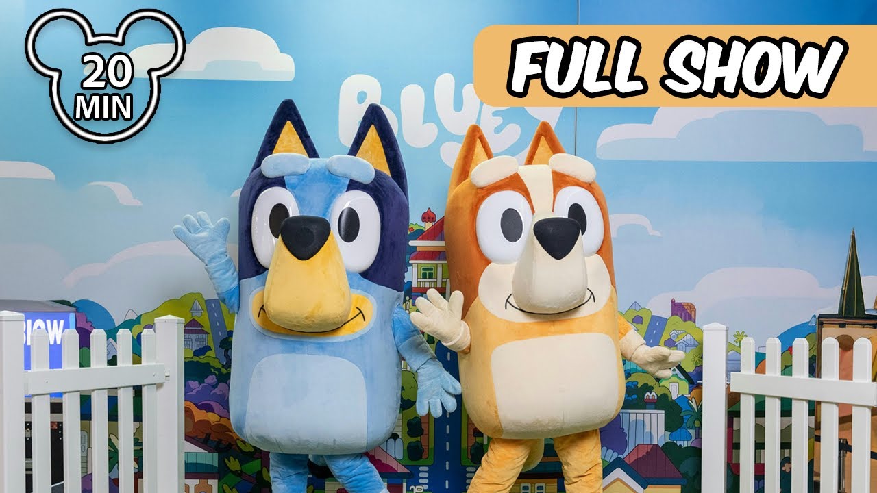 ✨ Bluey LIVE Show 🤩 | Play Magic Asparagus, Keepy Uppy & Copy Cat  |  Disney Jr | Werribee Zoo