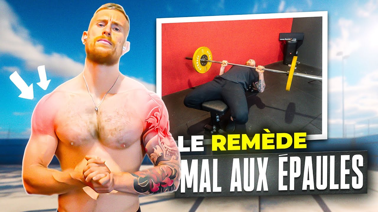 MAL AUX ÉPAULES au DÉVELOPPÉ COUCHÉ (la solution en 3 étapes)