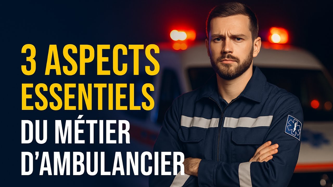 3 aspects ESSENTIELS du métier d’ambulancier