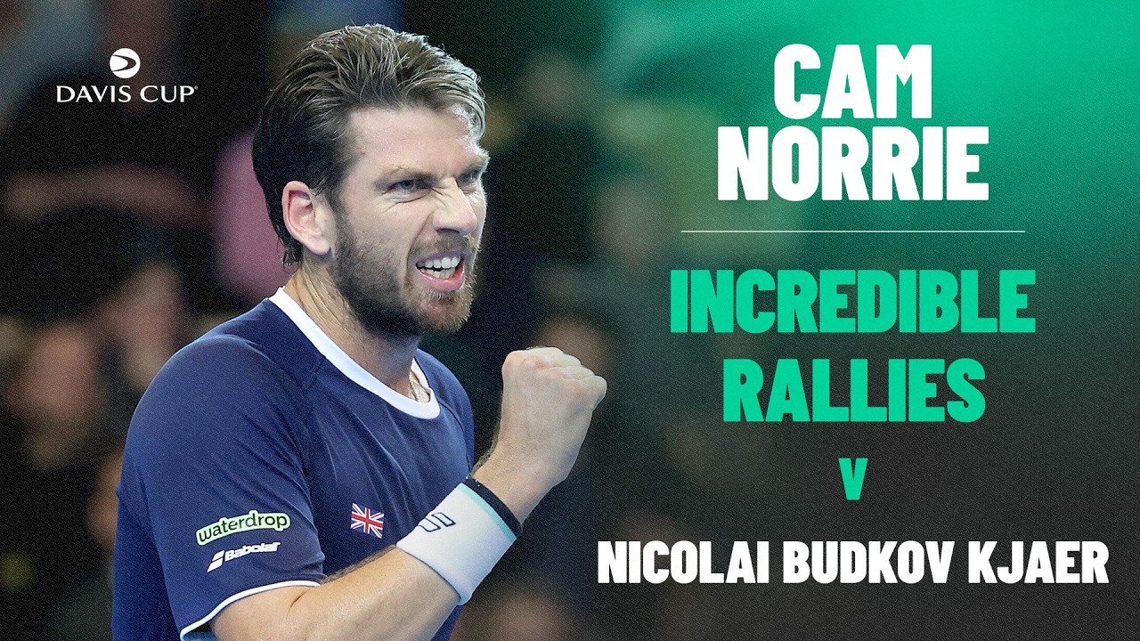 MUST-SEE RALLIES 🤩 | Crazy Cam Norrie performance | #DavisCup Qualifiers 1st Round!