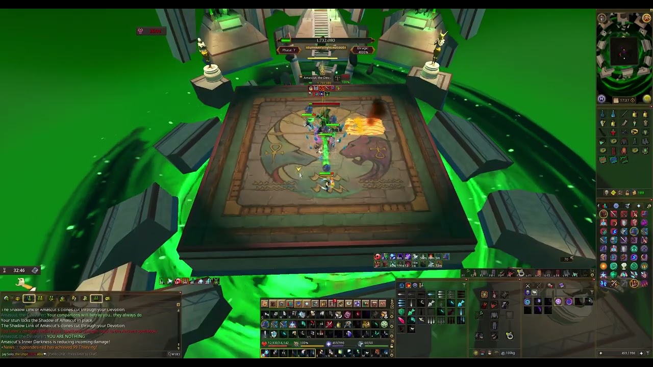 RuneScape 4K P6 strat example