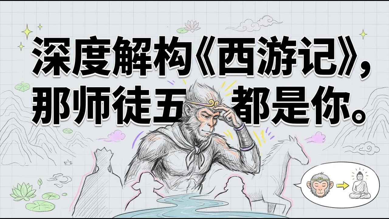 深度解构西游记 | 师徒五人其实都是你 | 王利杰心性修持系列