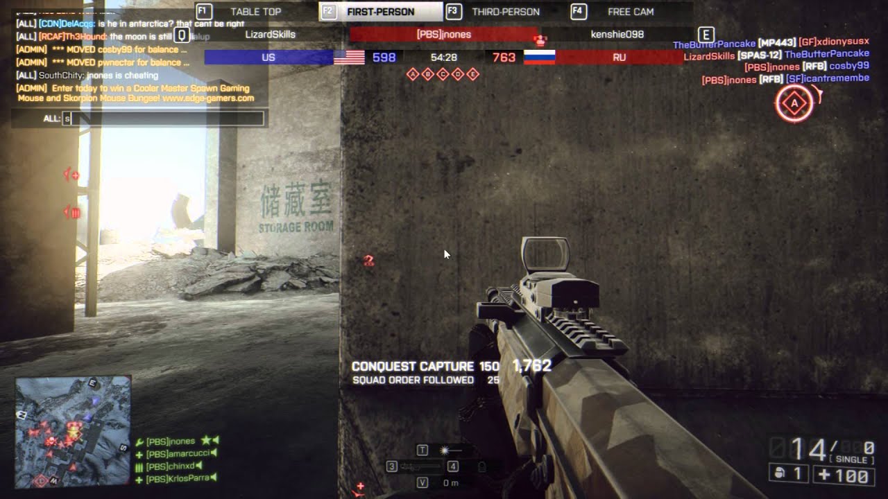BF4 Hacker Caught in Spectator