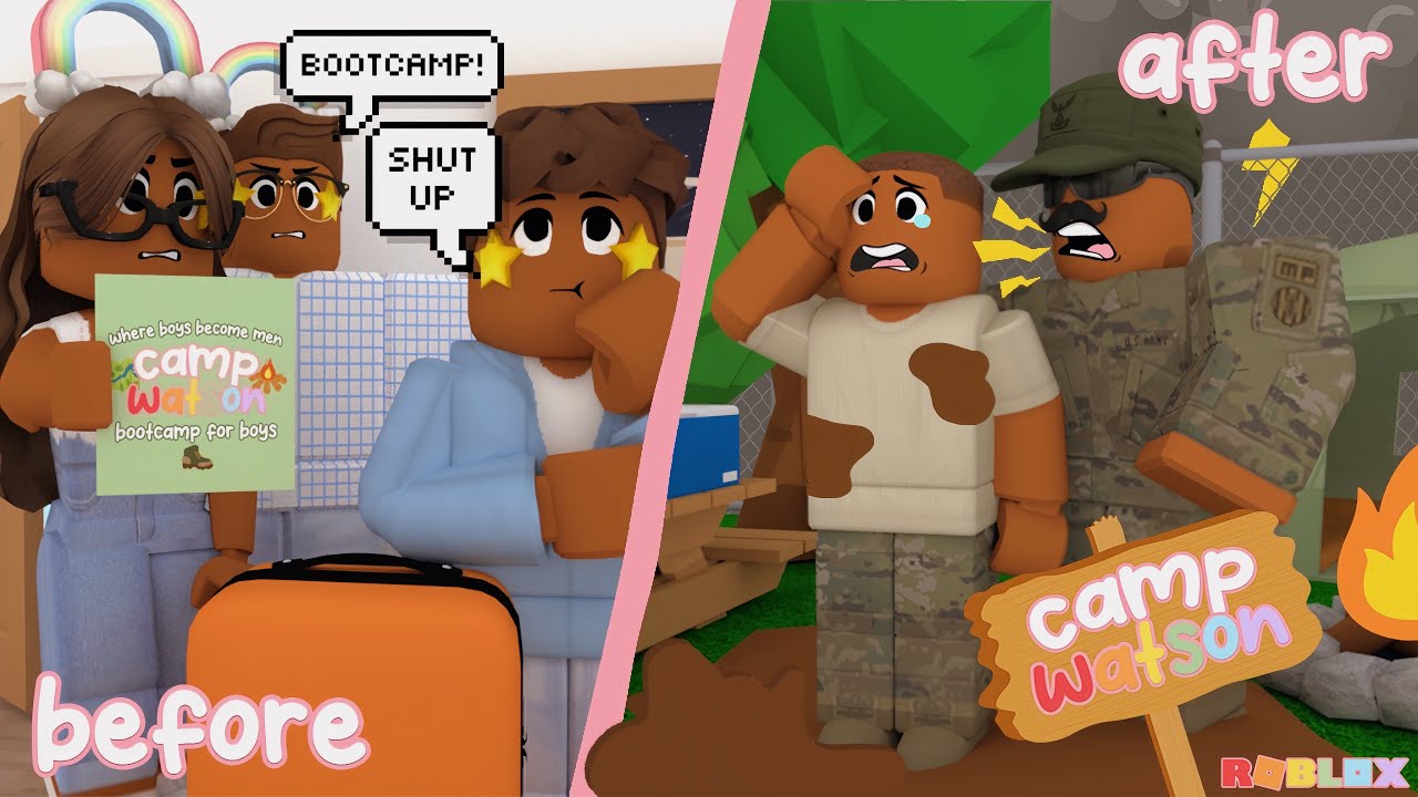 🏕️SON GOES TO THE *WORST* BOOTCAMP! Roblox Bloxburg Roleplay #roleplay