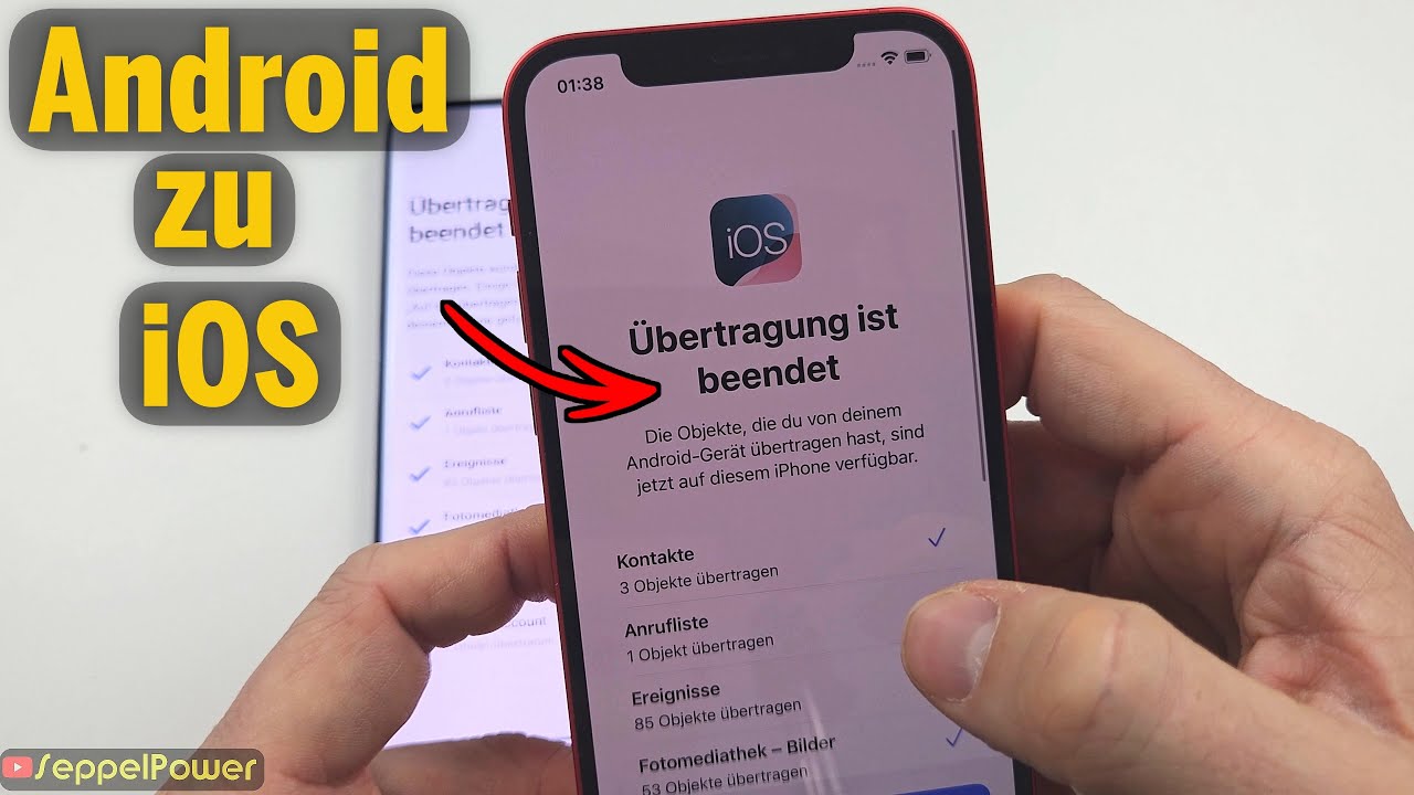 Tutorial: Datentransfer Android zu iOS. Google zu Apple | SeppelPower