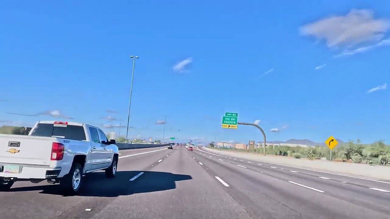 Drive from Gilbert AZ (Recker & Elliot Rd) to Peoria AZ (Beardsley & N Lake Pleasant Rd) 12/25/2025