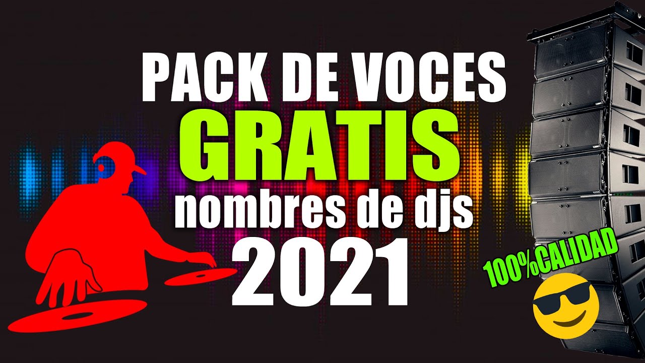 🎧 Super pack de voces gratis 2021🔥 Todos los nombres de djs con Waldemaro Martinez ✔