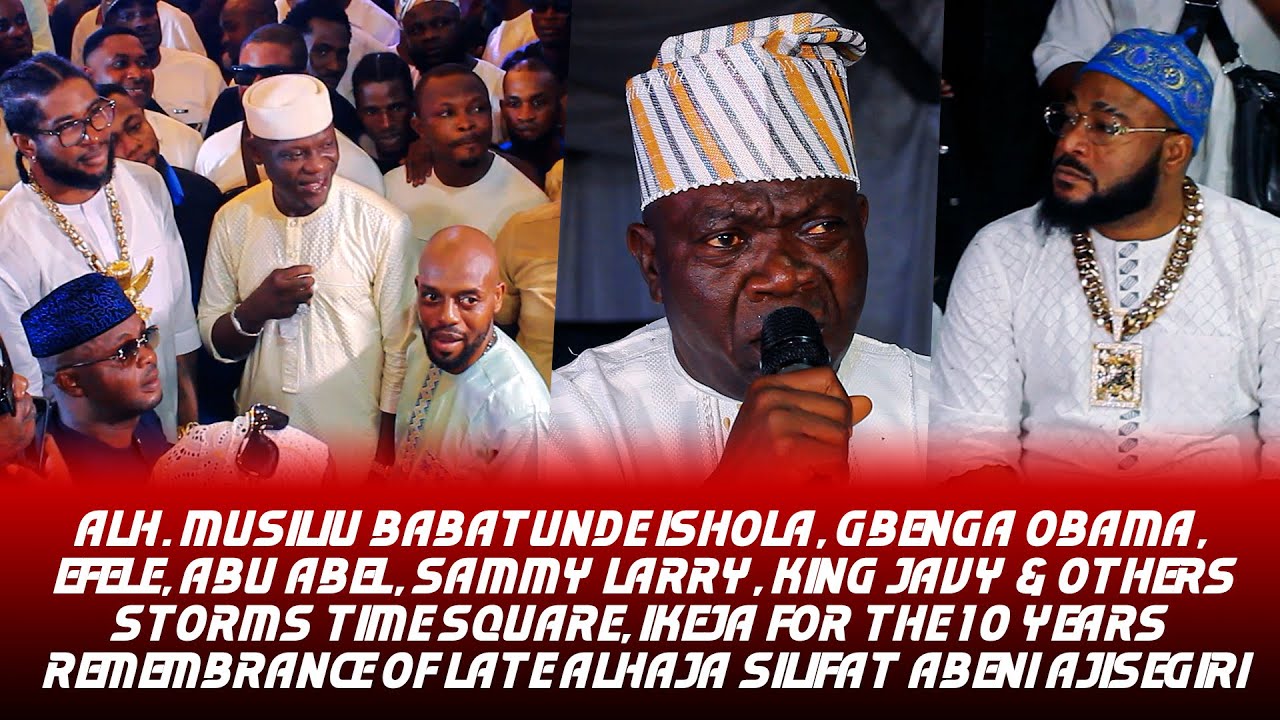 Lagos Big shots storm Times Square, Grooves to Alhaji Musiliu Babatunde Haruna Ishola Live Beats