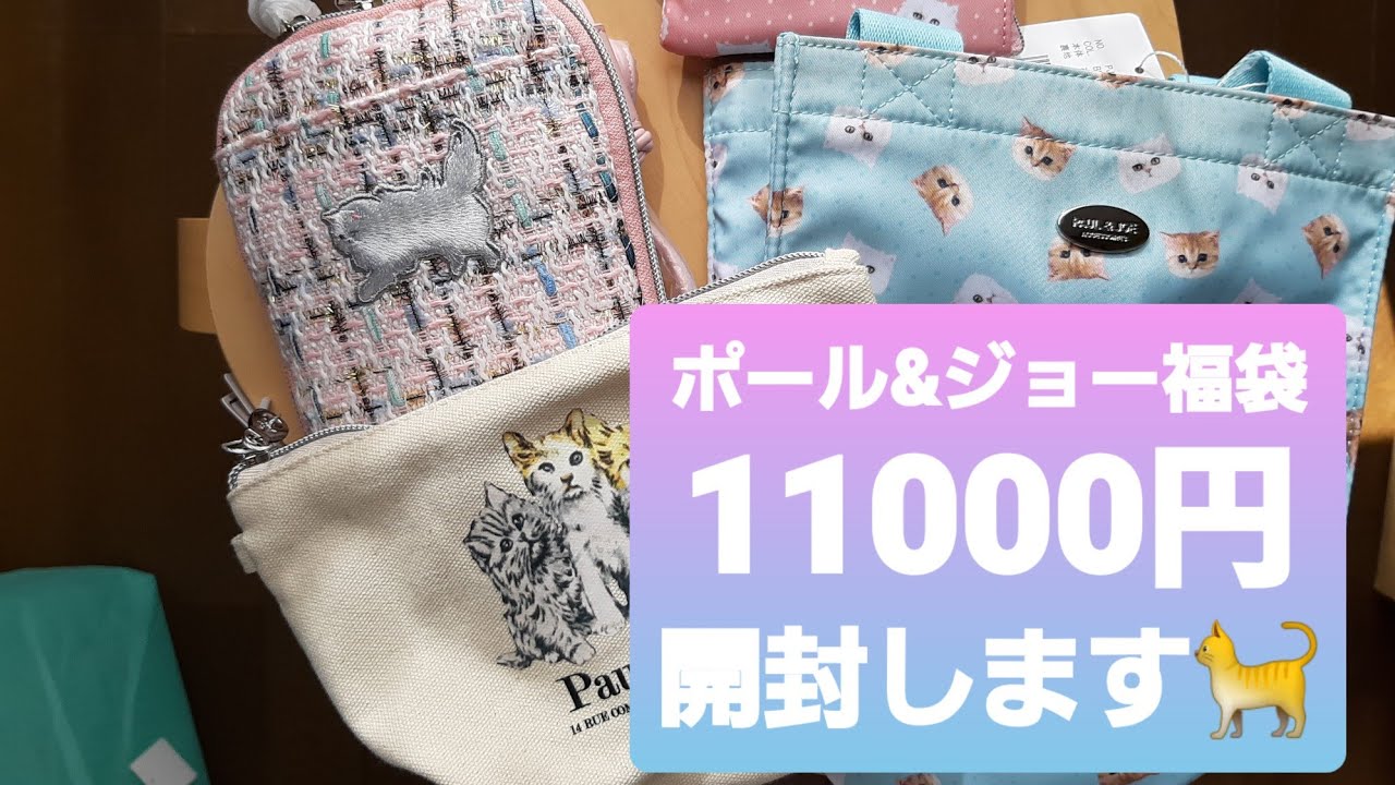 【福袋2026】ポール&ジョーアクセソワ11000円開封します🎵