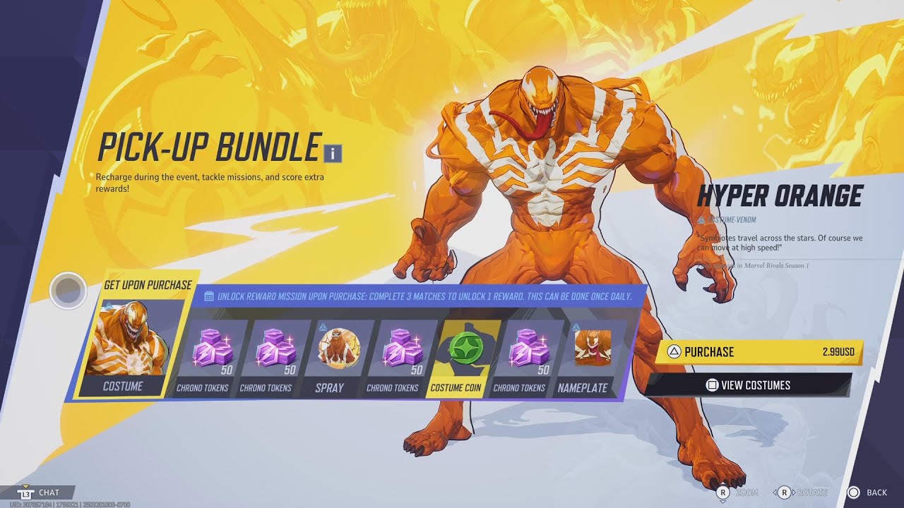 You Can Get TWO Skins For ONLY $2.99 In Marvel Rivals (How To Get The HYPER ORANGE Venom Skin)