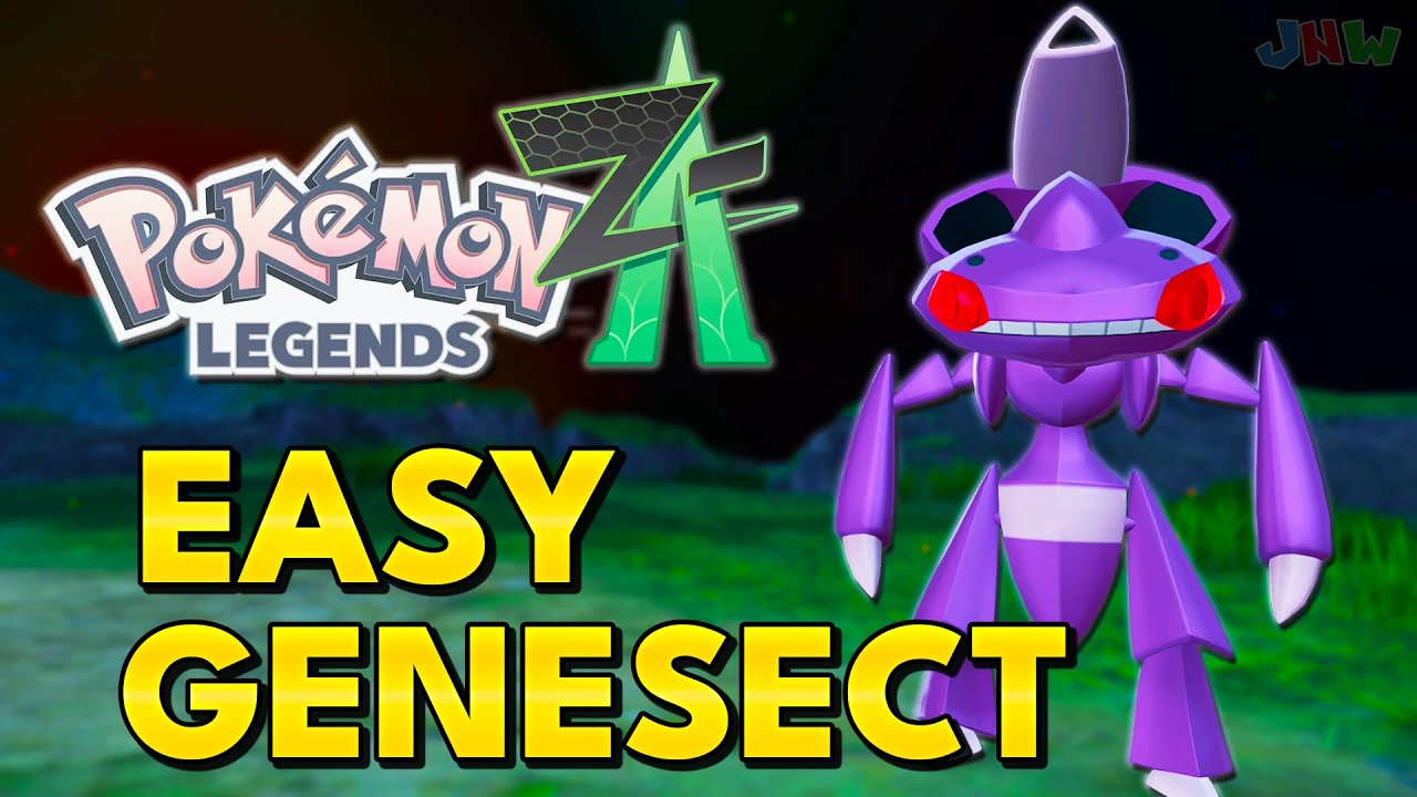 Как получить Генесекта в Pokemon Legends ZA Mega Dimension