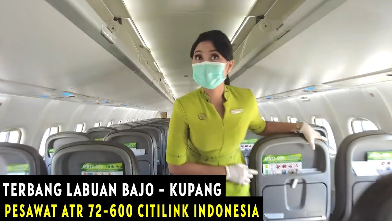 Naik Pesawat Baling -Baling Citilink Indonesia, Terbang dari Labuan Bajo Menuju Kota Kupang NTT