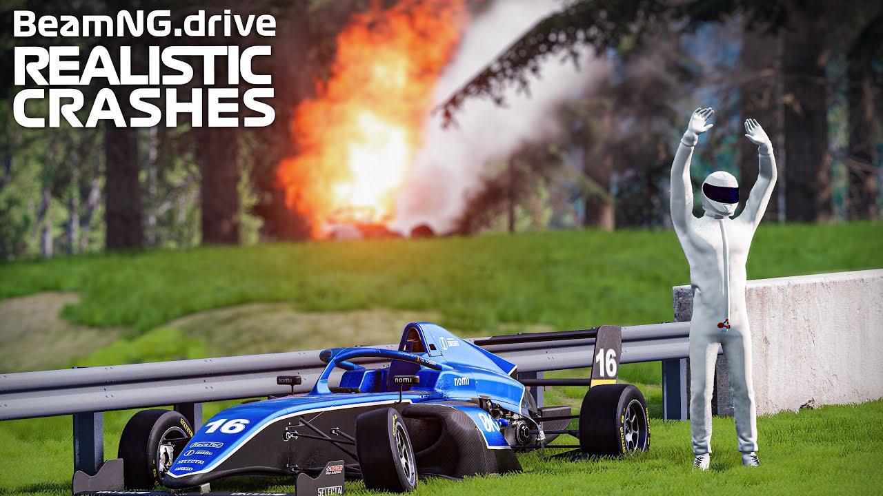 Realistic Formula Car Crashes#21 | BeamNG.drive | F1 MOD