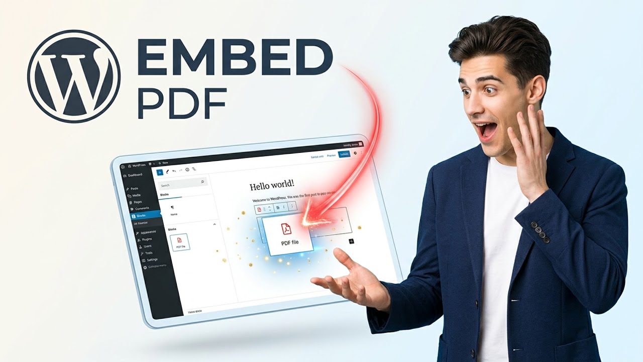 Как встроить PDF-файлы в записи WordPress (самый простой способ) (руководство 2026 года)