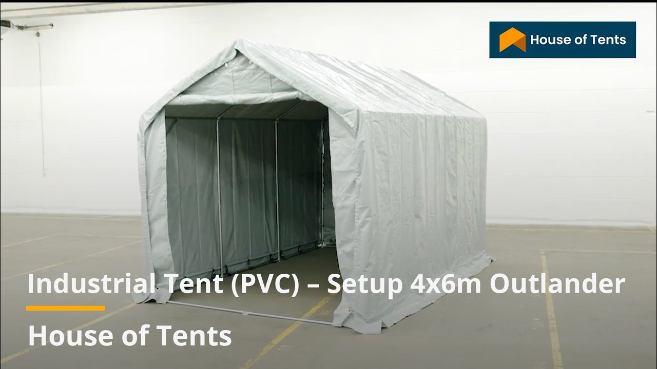 Industrial Tent (PVC) – Setup 4x6m Outlander