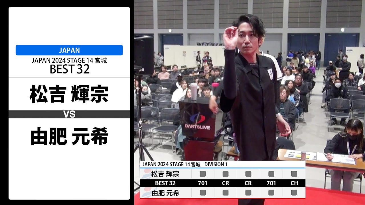 【松吉 輝宗 VS 由肥 元希】JAPAN 2024 STAGE14 宮城 BEST32