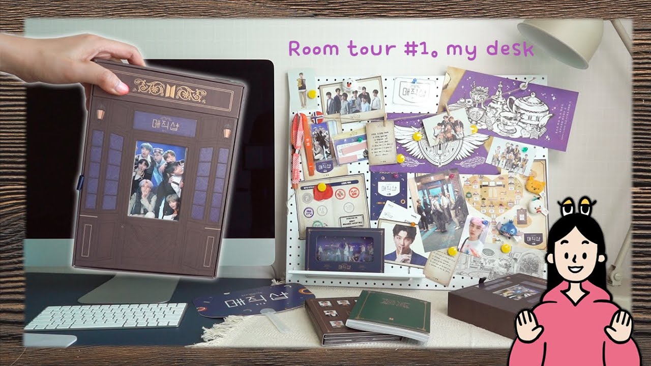 Оформляю свой рабочий стол BTS Magic Shop DVD | Оформление комнаты #1
