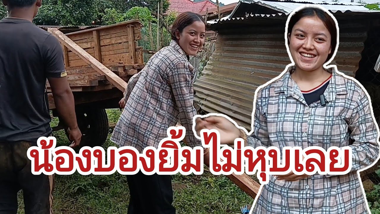 มาถึงแล้ว‼️ ไม้น้องบอง น้องลงมือขนไม้ลงเองเลย 04 กรกฎาคม 2025