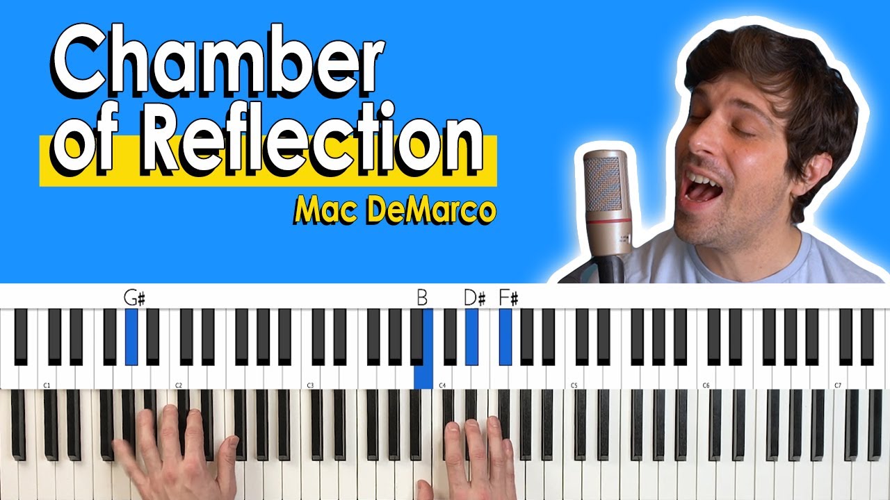 Как играть «Chamber Of Reflection» Мака ДеМарко [Урок игры на фортепиано + Таблица аккордов]